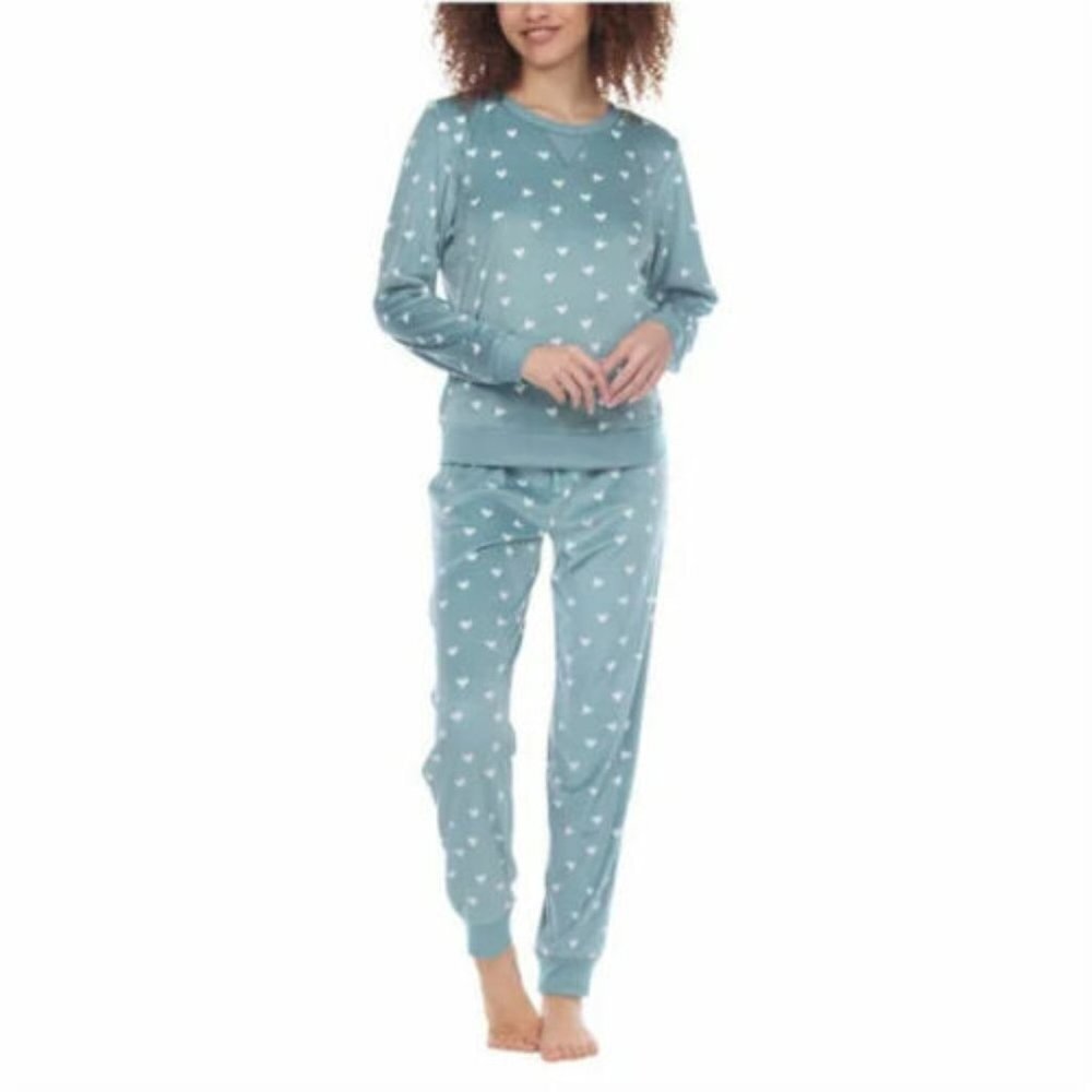 Honeydew Women's Velour Fleece Lined Super Soft 2-Piece Lounge Set P775